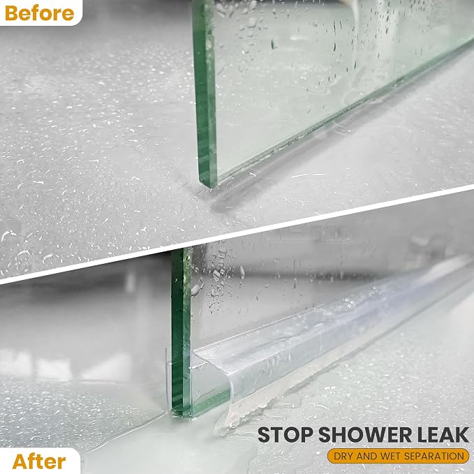 Bathroom Shower Glass Door Bottom Seal Strip - Image 3