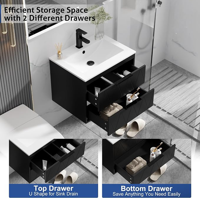 eclife 24" Bathroom Vanities Cabinet - Image 5