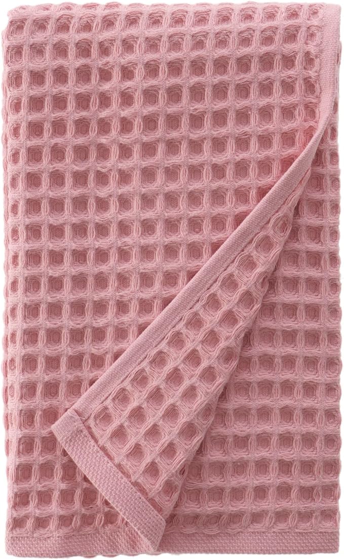 sea me at home Waffle Hand Towel – 100% Turkish Cotton, Soft and Absorbent by seameathome