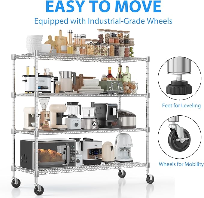 Homdox Heavy Duty Metal Shelves - Image 6