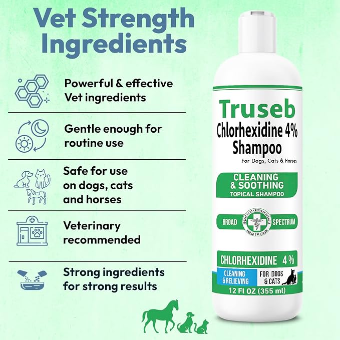 Truseb Topical Chlorhexidine 4% Shampoo - Image 6