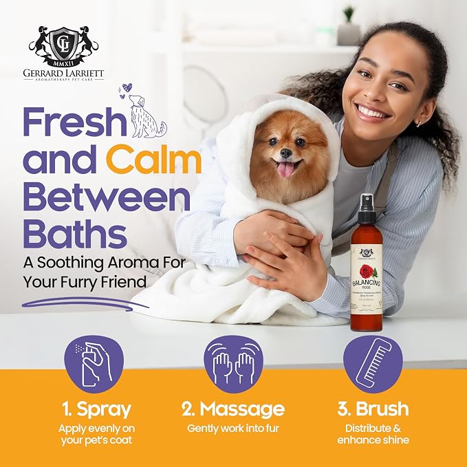 Dog Perfume Spray Long Lasting Balancing Rose 8 Fl Oz - Image 4