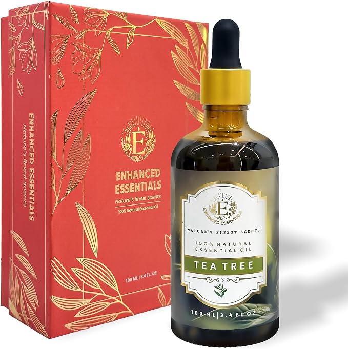 Enhanced Essentials-Luxurious Tea Tree Essential Oil|with Dropper|Concentrated by Unknown