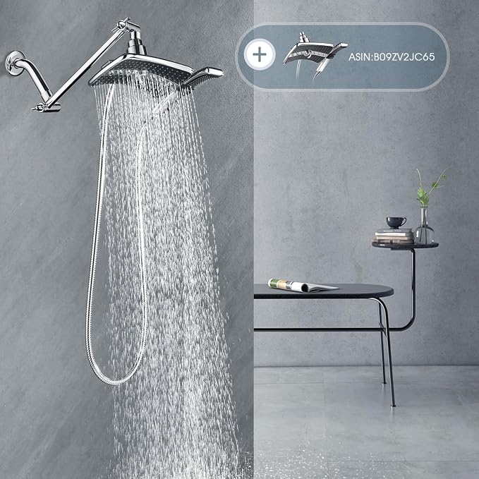 BRIGHT SHOWERS Brass Shower Head Extension Arm - Image 8
