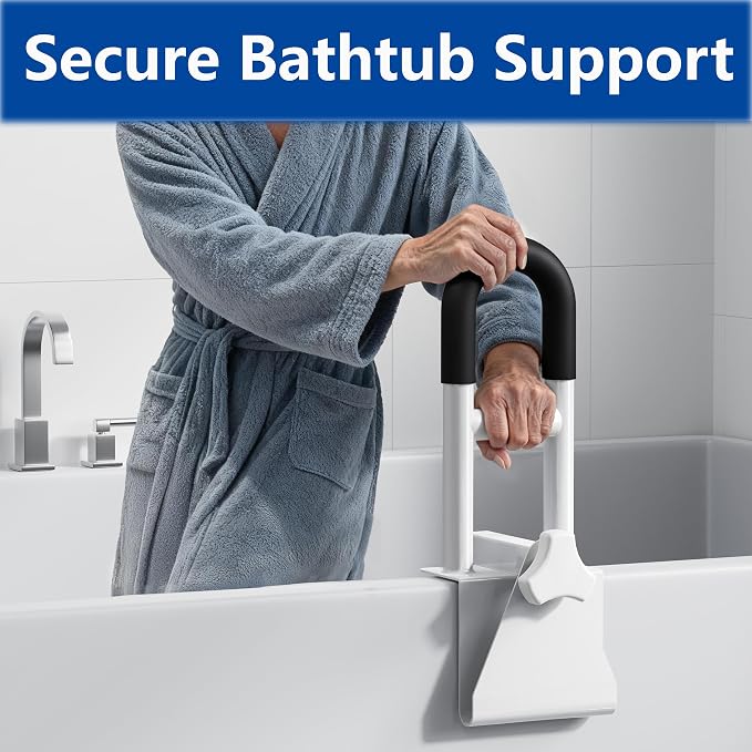 Bathtub Safety Rail: Shower Grab Bar Handle - Image 5