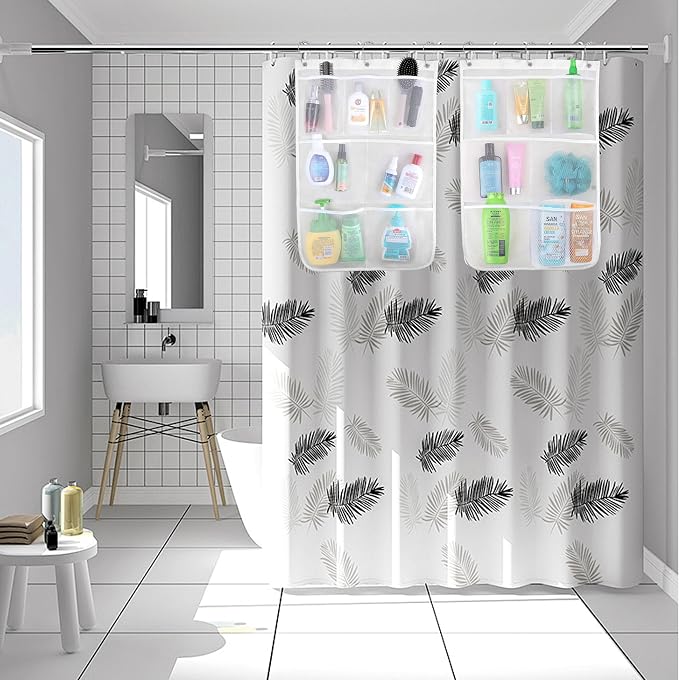 Shower Organizer, Mesh Shower Caddy Quick Drying Hanging, 7 Pockets - Image 5