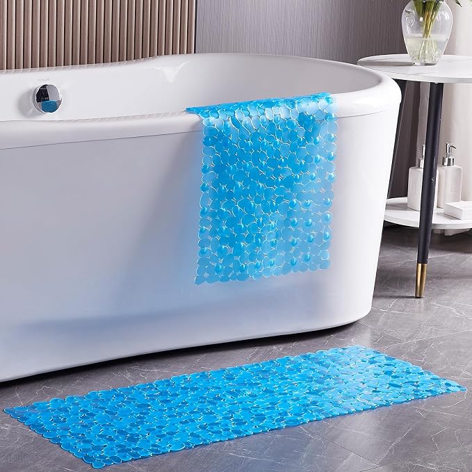 Bath Shower Mat Non Slip: Extra Large Pebble Bathtub mat - Image 3