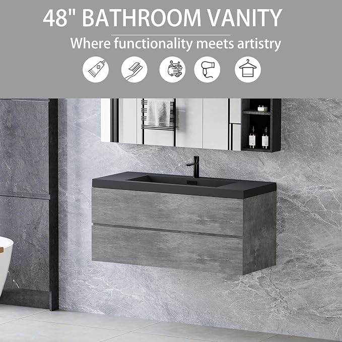 48" Floating Bathroom Vanity - Image 8