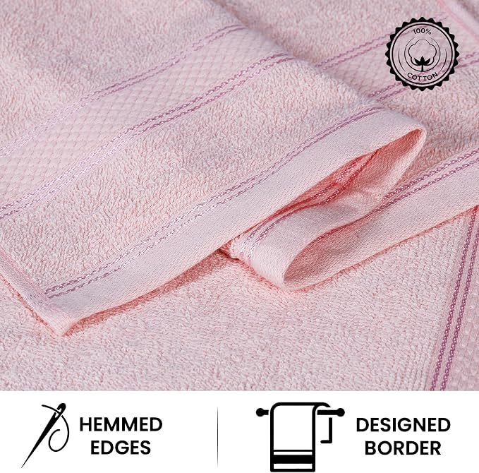 Casa Lino Bath Towel Set of 8 - Image 4
