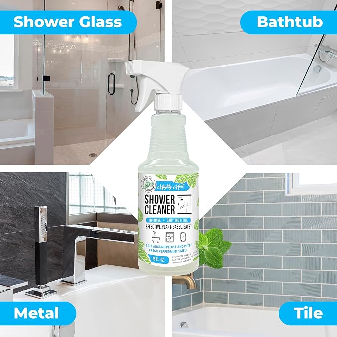 Mighty Mint Shower Cleaner, Daily Spray - Image 2