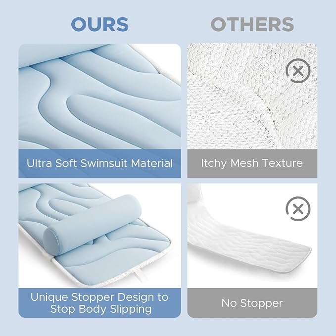 Sunlit Ultra Soft Full Body Bath Pillow - Image 4