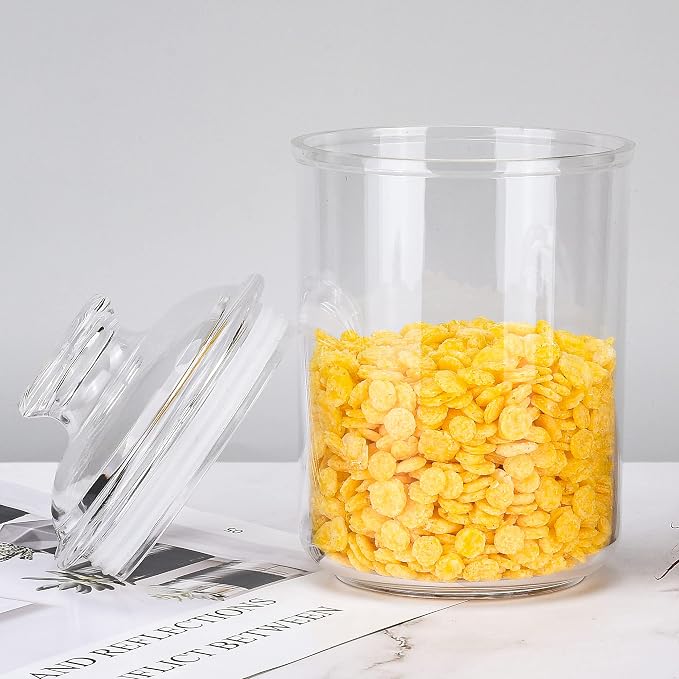 24oz Acrylic Storage Jar, Airtight Lid - Image 4