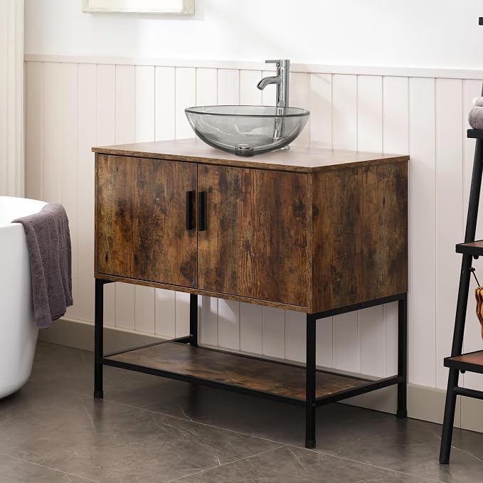 UEV Rustic Brown 36" Bathroom Vanity - Image 5