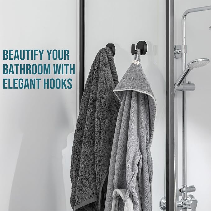 TAILI Stylish 304 Stainless Steel Bathroom Suction Hooks - Image 4