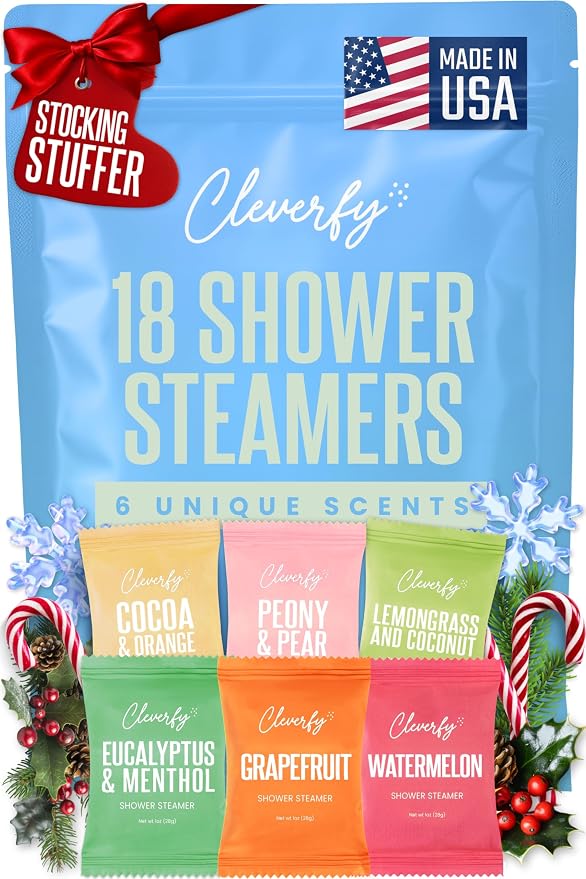 Cleverfy Shower Steamers Aromatherapy – Stocking Stuffers by Cleverfy