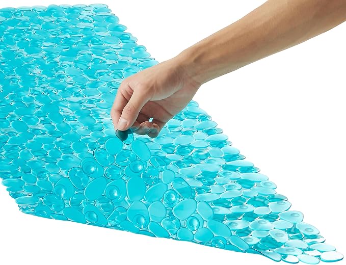 Bath Shower Mat Non Slip: Extra Large Pebble Bathtub mat by Webos