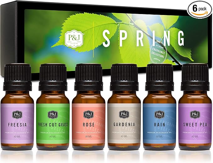 P&J Trading Spring Set of 6 Fragrance Oils by PJTrading
