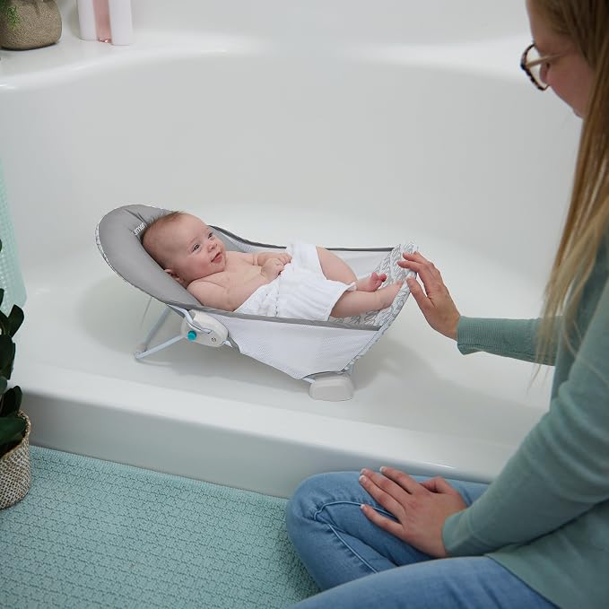Ingenuity Foldaway 2-Position Baby Bath Seat, Adjustable Support - Image 7