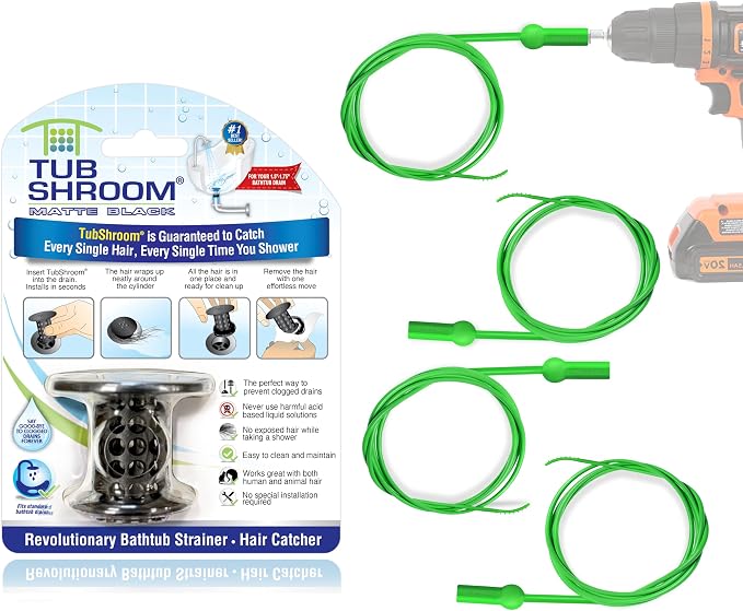 TubShroom Drain Hair Catcher by TubShroom