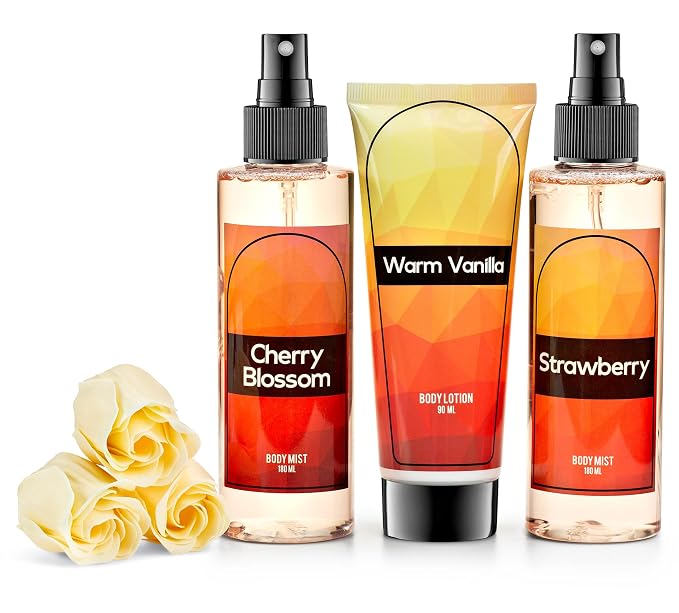 Fine Fragrance Body Mist & Body Splash Gift Set – Luxury Self-Care Combo - Image 2
