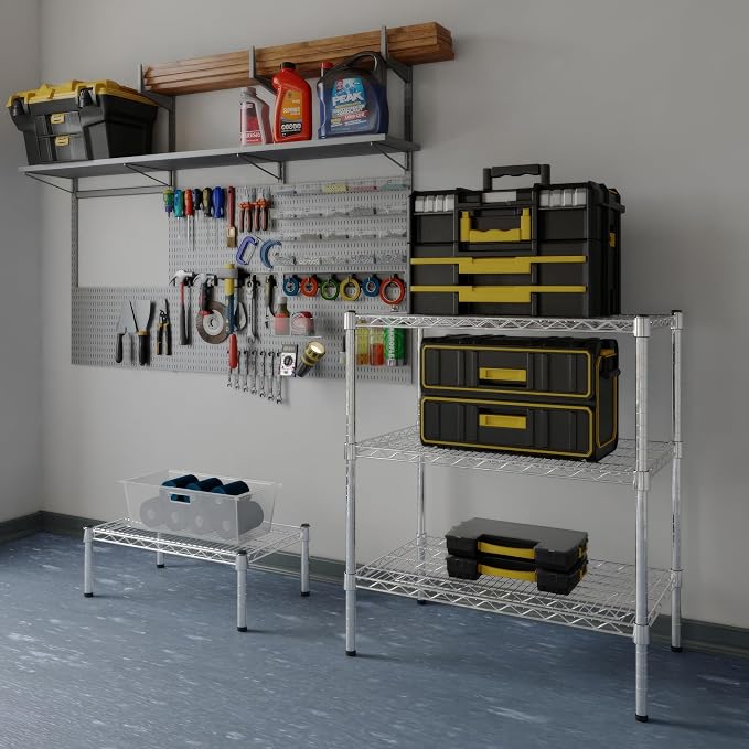 18" Deep x 30" Wide x 34" Height Wire Shelving Kit | 3-Tier | NSF Commercial - Image 5
