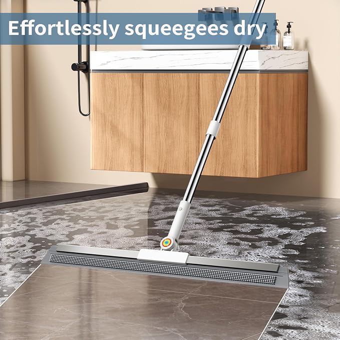 Squeegee Broom for Floor, Rubber Silicone Magic Broom - Image 3