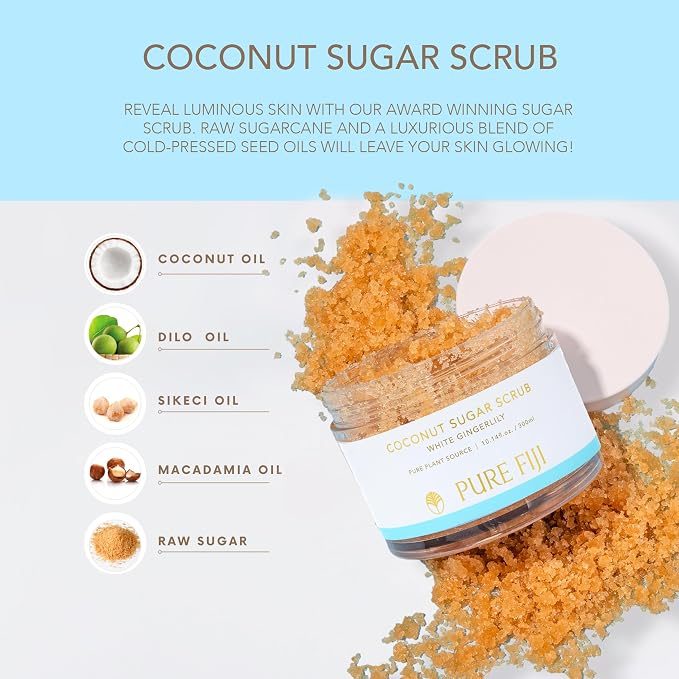 Pure Fiji Coconut Sugar Body Scrub - Image 6