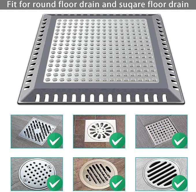 Shower Drain Hair Catcher/Drain Strainer/Shower Drain Cover - Image 6