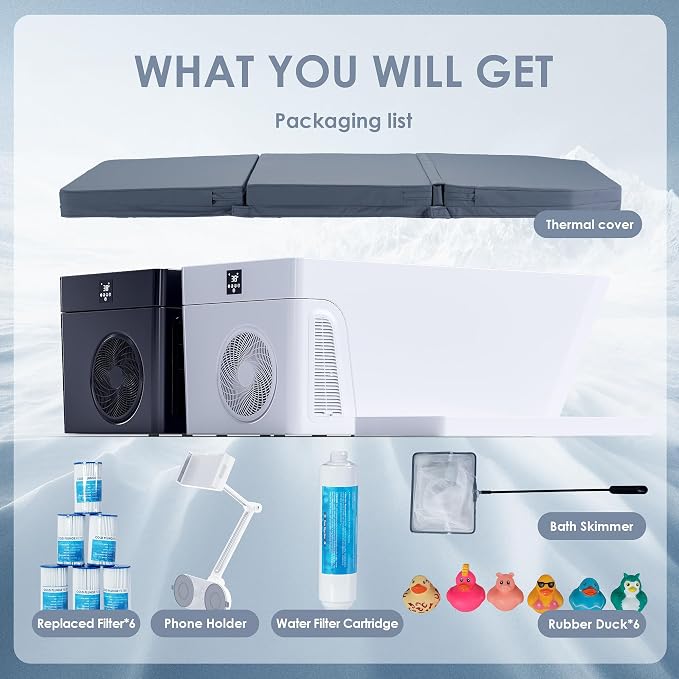 Deeptime Smart Cold Plunge Tub, Ice Bath - Image 6