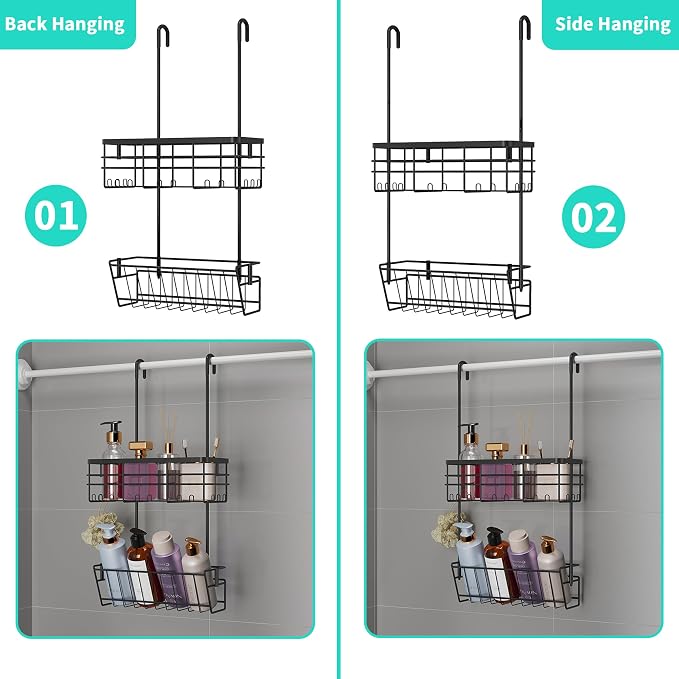 HapiRm Hanging Shower Caddy Organizer - Image 3