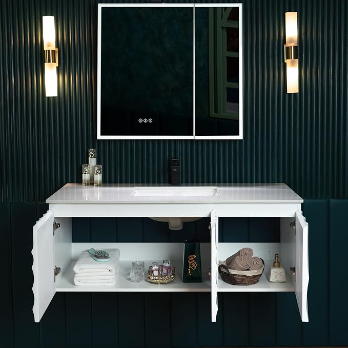 Woodbridge 48"x22" Wall Mounted Vanity - Image 3