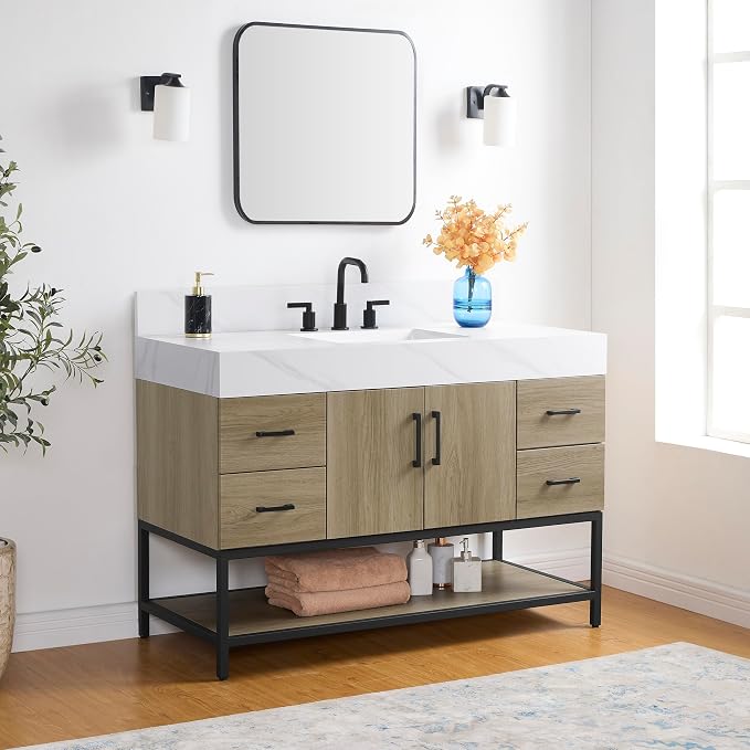 TILE & TOP Utopia 48" Single Bathroom Vanity - Image 5