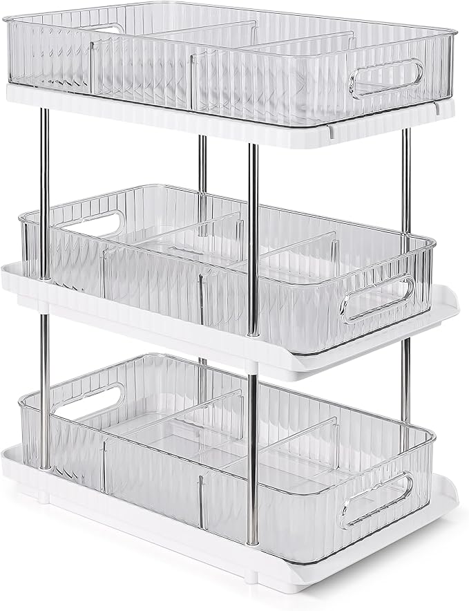 3-Tier Under Sink Organizer – Pull-Out Storage - Image 9