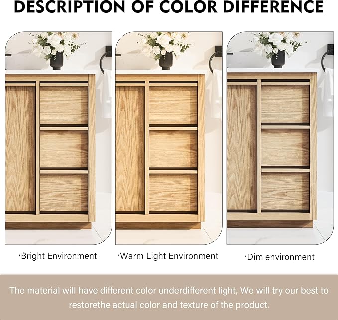 WELLFOR 48" Bathroom Vanity - Image 7