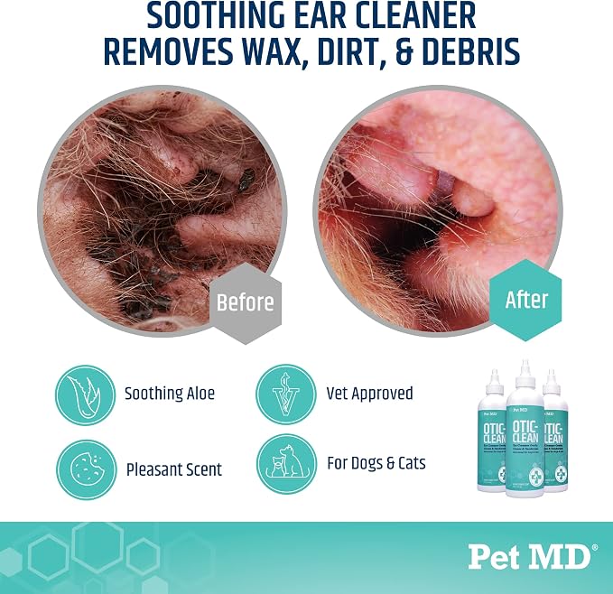 Pet MD Cat & Dog Ear Cleaner - Image 2