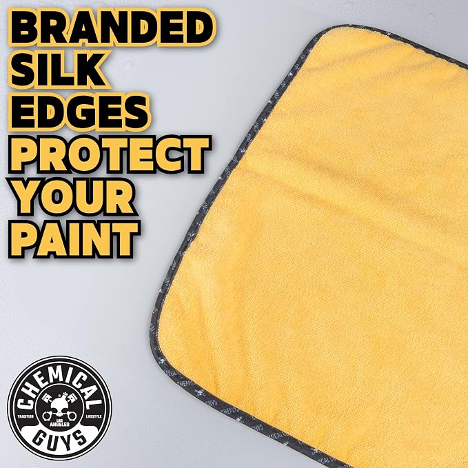 Chemical Guys ‎MIC_507_03 Automotive Microfiber Drying Chamois, 3 Pack - Image 3