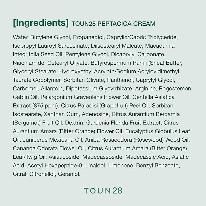 TOUN28 PEPTACICA SET | Peptide + Centella Asiatica Extract | Toner, Cream | - Image 8