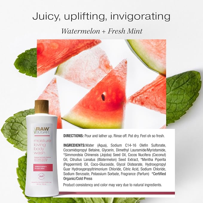 RAW SUGAR Moisture Loving Body Wash - Image 5