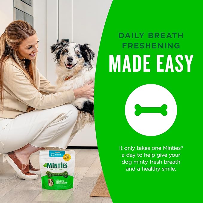 Minties Dog Dental Bone Treats, Tiny/Small Dental Dog Treats, Clean Teeth - Image 6