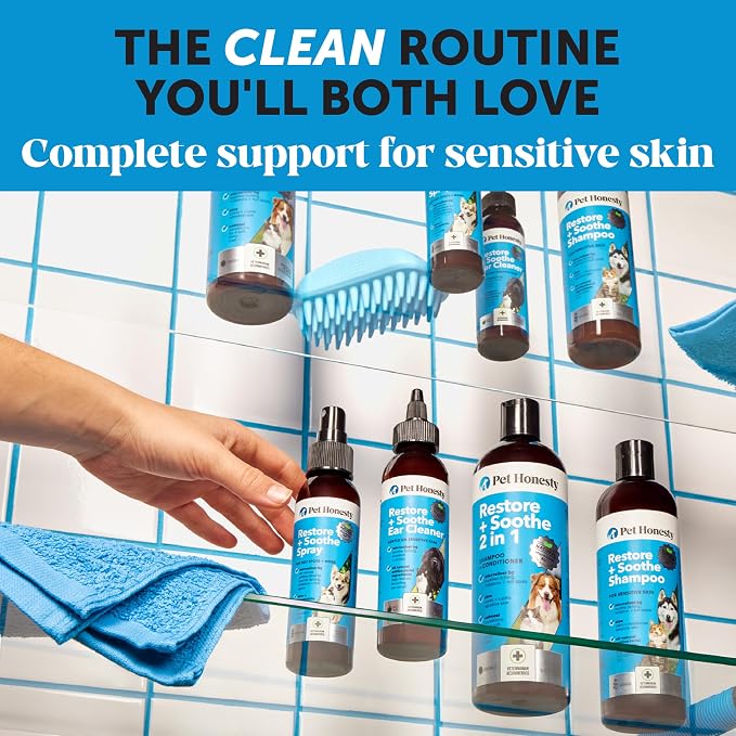 Restore + Soothe Ear Cleaner for Dogs & Cats – Gentle Dog Ear Cleaning Solution - Image 5