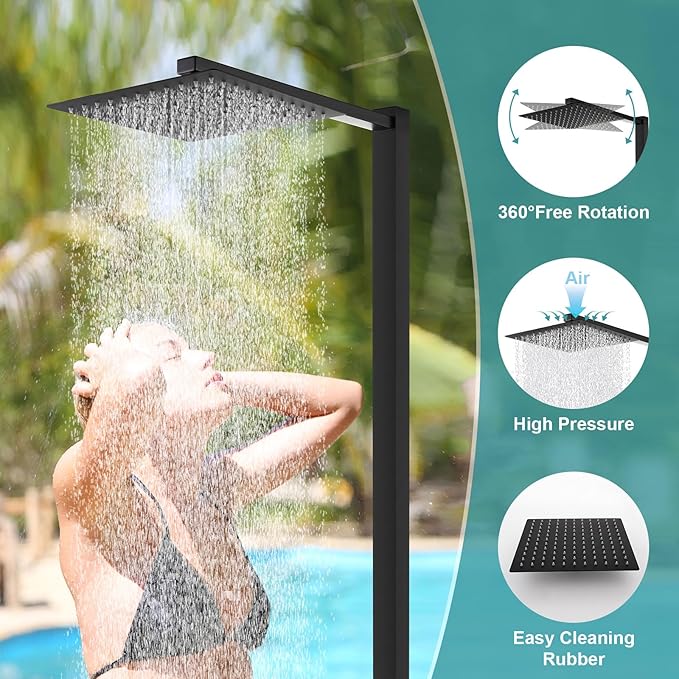 Freestanding Outdoor Shower - Image 3