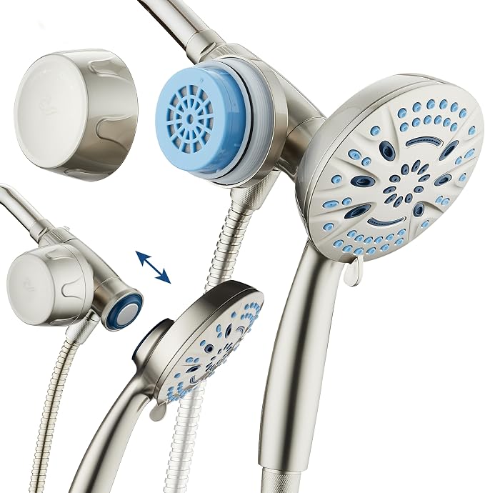 AquaCare Magneton 8-setting Magnetic Docking Hand Shower by HotelSpa