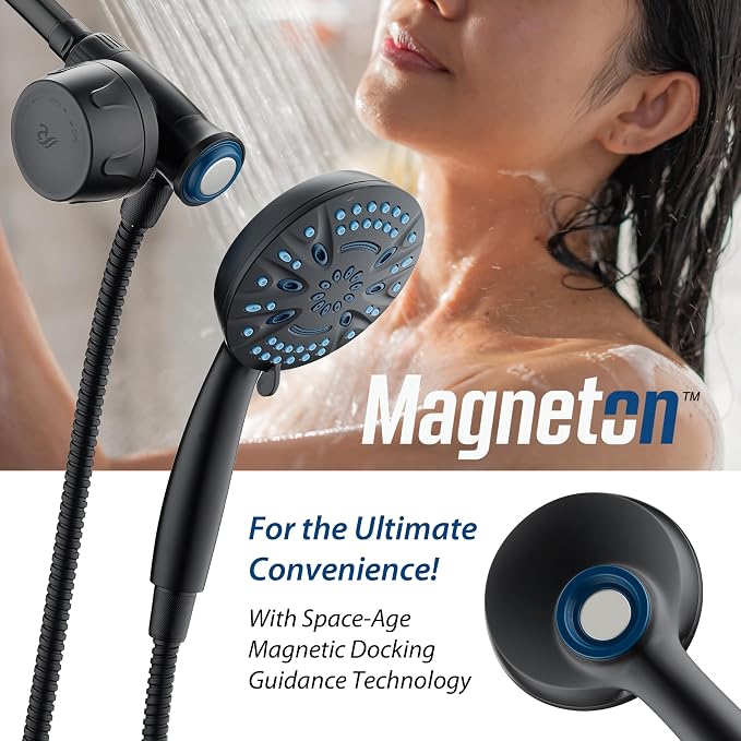 AquaCare Magneton 8-setting Magnetic Docking Hand Shower - Image 3