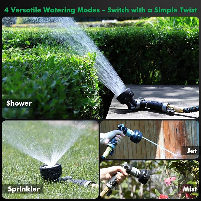 RESTMO 2-IN-1 Garden Hose Nozzle, Heavy Duty Metal Water Hose Nozzle - Image 4