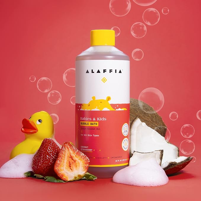 Alaffia Babies and Kids Bubble Bath, Gentle Bath Essentials - Image 5
