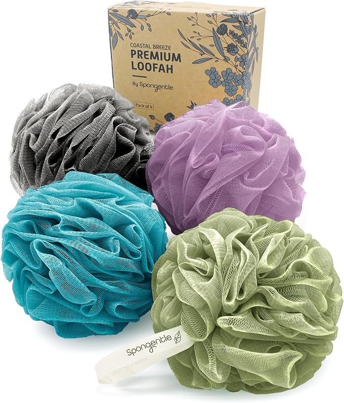 Spongentle Premium Deep Cleansing Loofah Sponge by SunliteSports