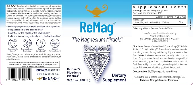 RnA ReSet ReMag & ReMyte – Magnesium & Multi-Mineral Liquid Supplement Bundle - Image 2