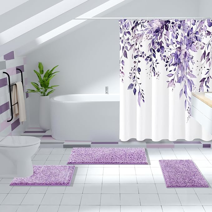 Yimobra Chenille Bathroom Rugs, Extra Soft Bath Mats - Image 5