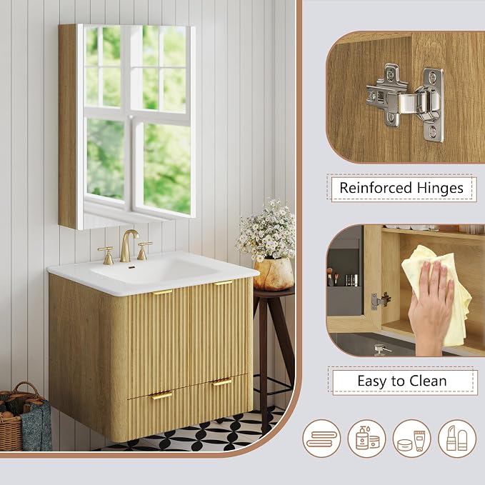 Lighted Bathroom Medicine Cabinet - Image 8