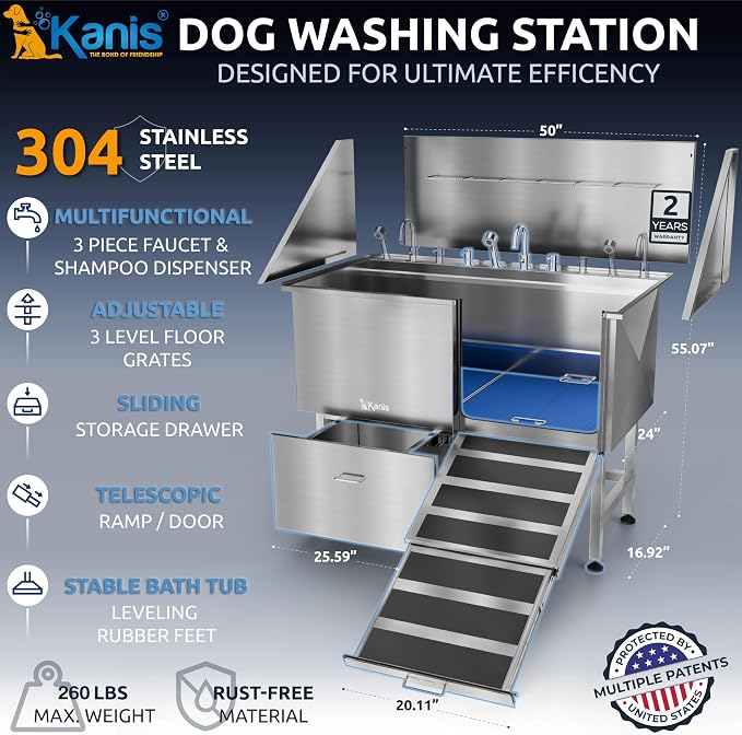 KANIS Professional Dog Washing Station - Image 2